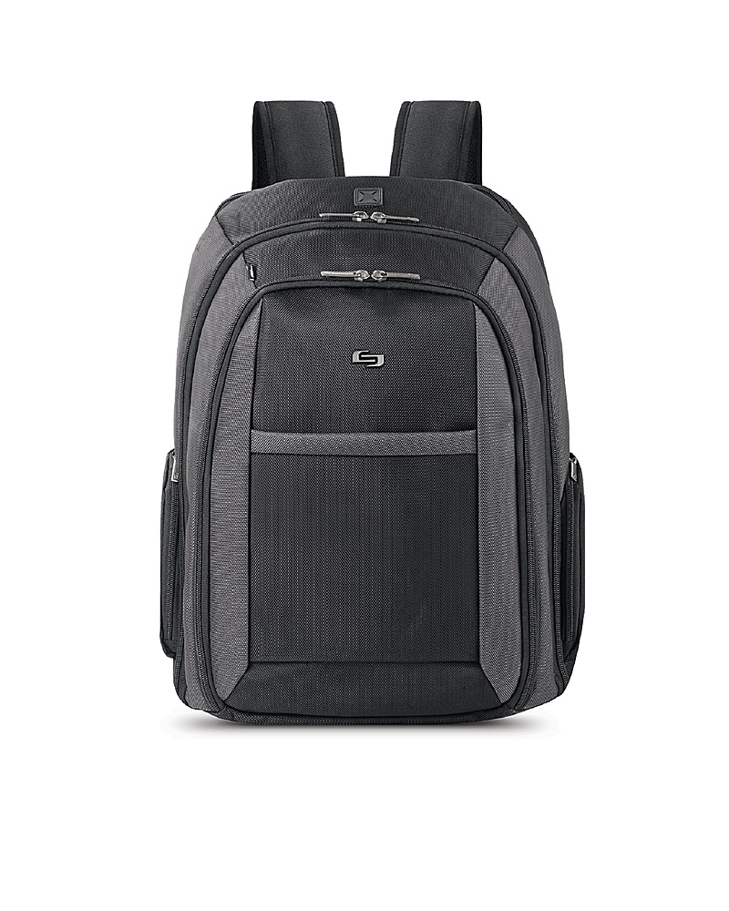 solo New York - CheckFast Laptop Backpack - Black