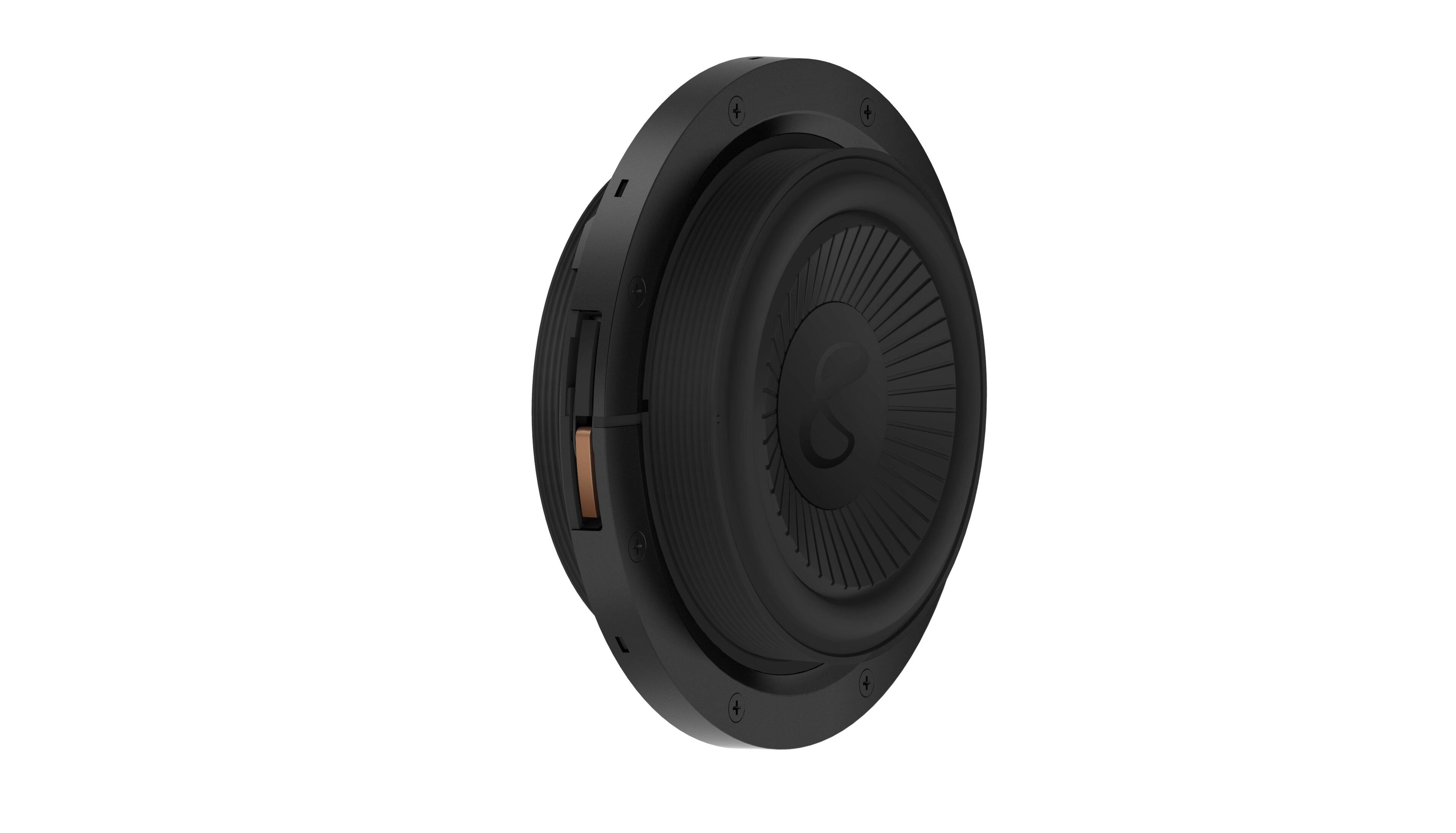 Alt View 2. Infinity - Infinity REF-FLEX8D Reference 8 Inch Universal Fit, dual voice coil subwoofer - Black/Gray.