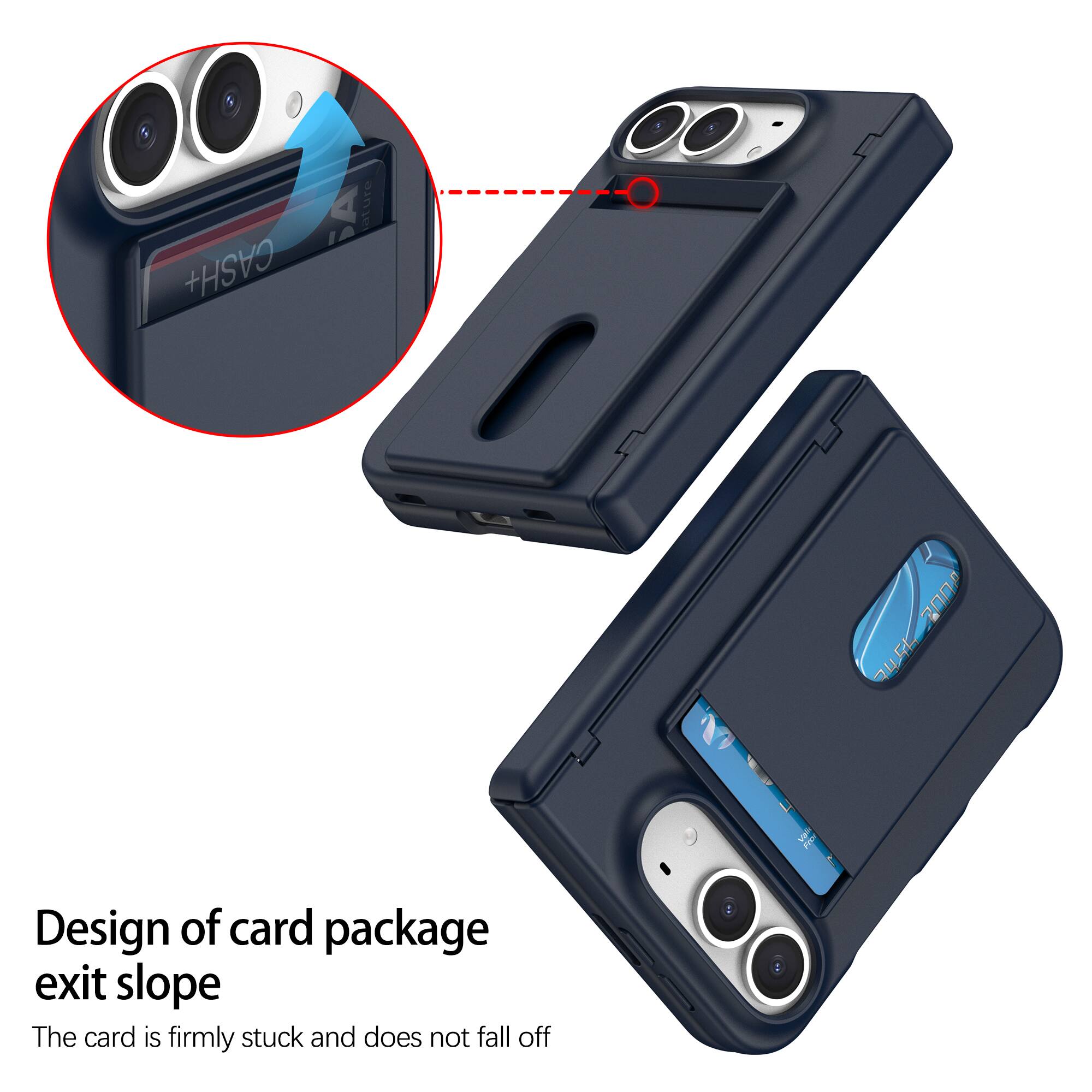 CASH+
ature
2004 22 74
LONDON

Design of card package exit slope
The card is firmly stuck and does not fall off