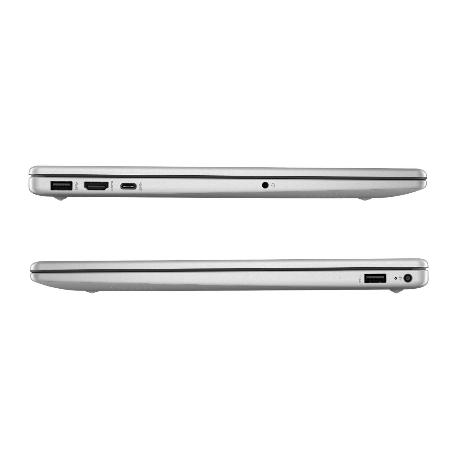 Alt View 2. HP - 15-fd1007ca 15.6" FHD Intel Core 5 120U 1.4 GHz up to 5.0 GHz 16GB DDR4 512GB SSD Windows 11 Home Laptop - Silver.