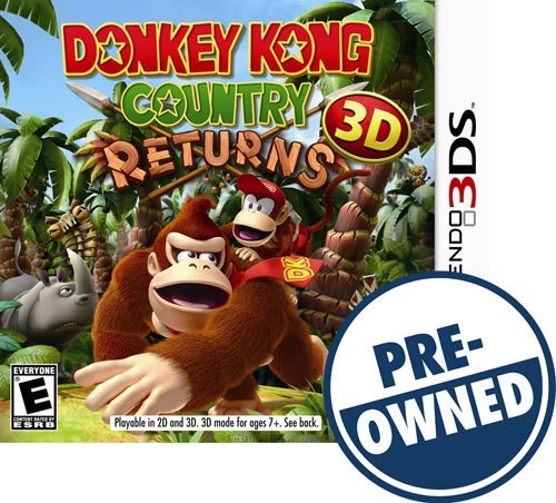  Donkey Kong Country Returns 3D - PRE-OWNED - Nintendo 3DS