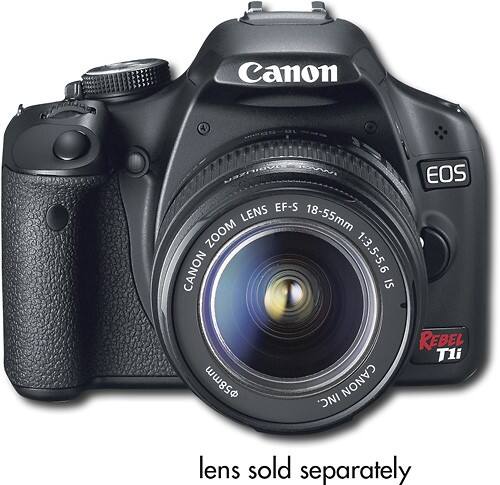 Best Buy Canon Eos Digital Rebel T I Megapixel Digital Slr Camera Black T I Body Only