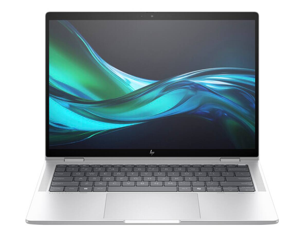 Alt View 3. HP - HP Elite x360 1040 2-in-1 Laptop 14.0 WUXGA (Intel Ultra 7-155H, 32GB LPDDR5X, Win 11 Pro) w/Backpack , Office 365 - Glacier Silver.