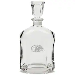 Jardine - Kent State Golden Flashes 23.75oz. Crystal Whiskey Decanter - Multicolor