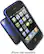 Angle Standard. iFrogz - Luxe Case for Apple® iPhone 3G - Black/Blue.