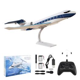 Topteng - Z67 2.4G RC Passenger Plane – Dual Motors,Gyro,2 Batteries, 15 Min Flight, Water Takeoff&Landing, EPP, Fit for Beginners - White