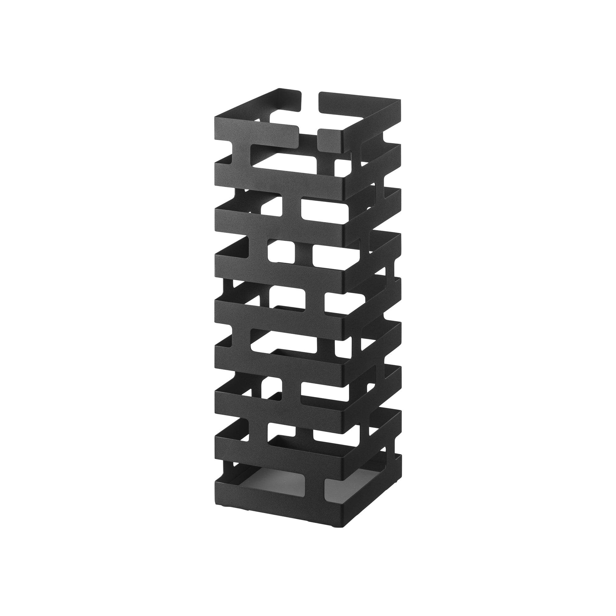 Alt View 6. Yamazaki Home - Umbrella Stand - Square - Steel - White.