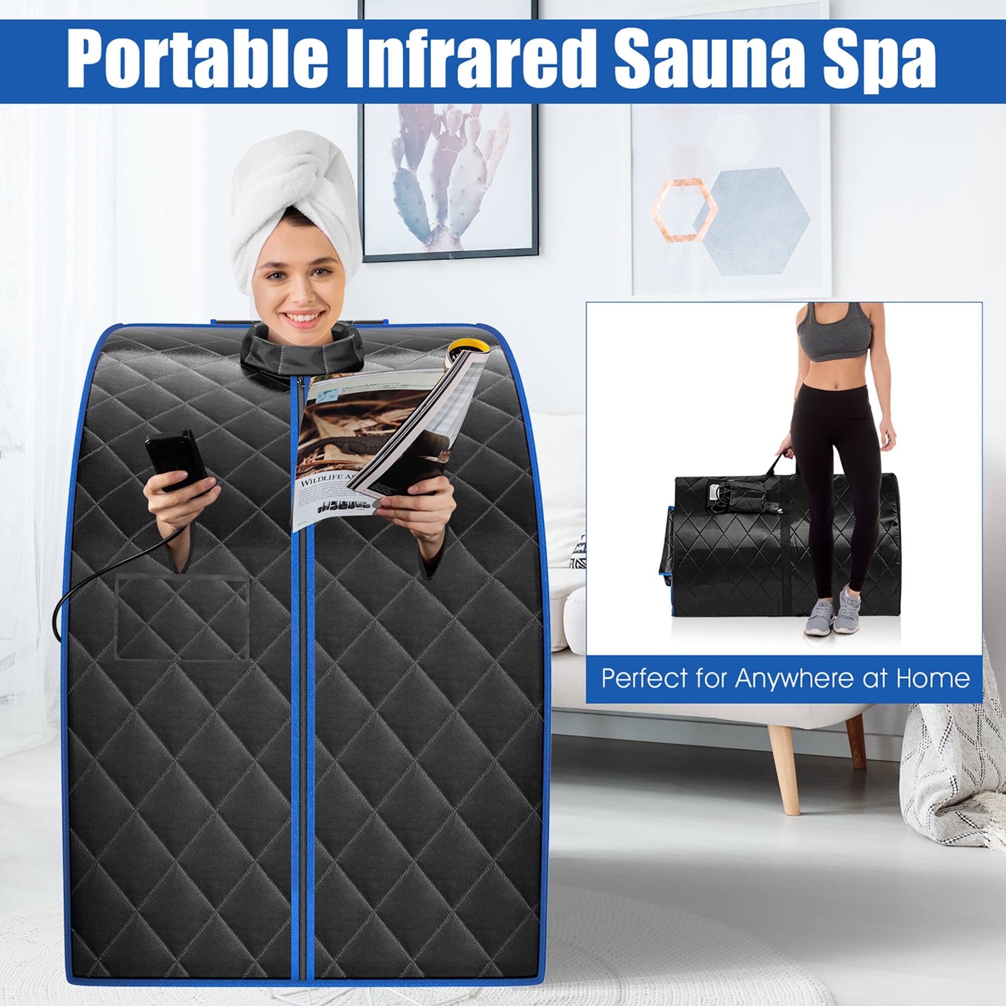 Portable Infrared Sauna Spa - Perfect for Anywhere at Home