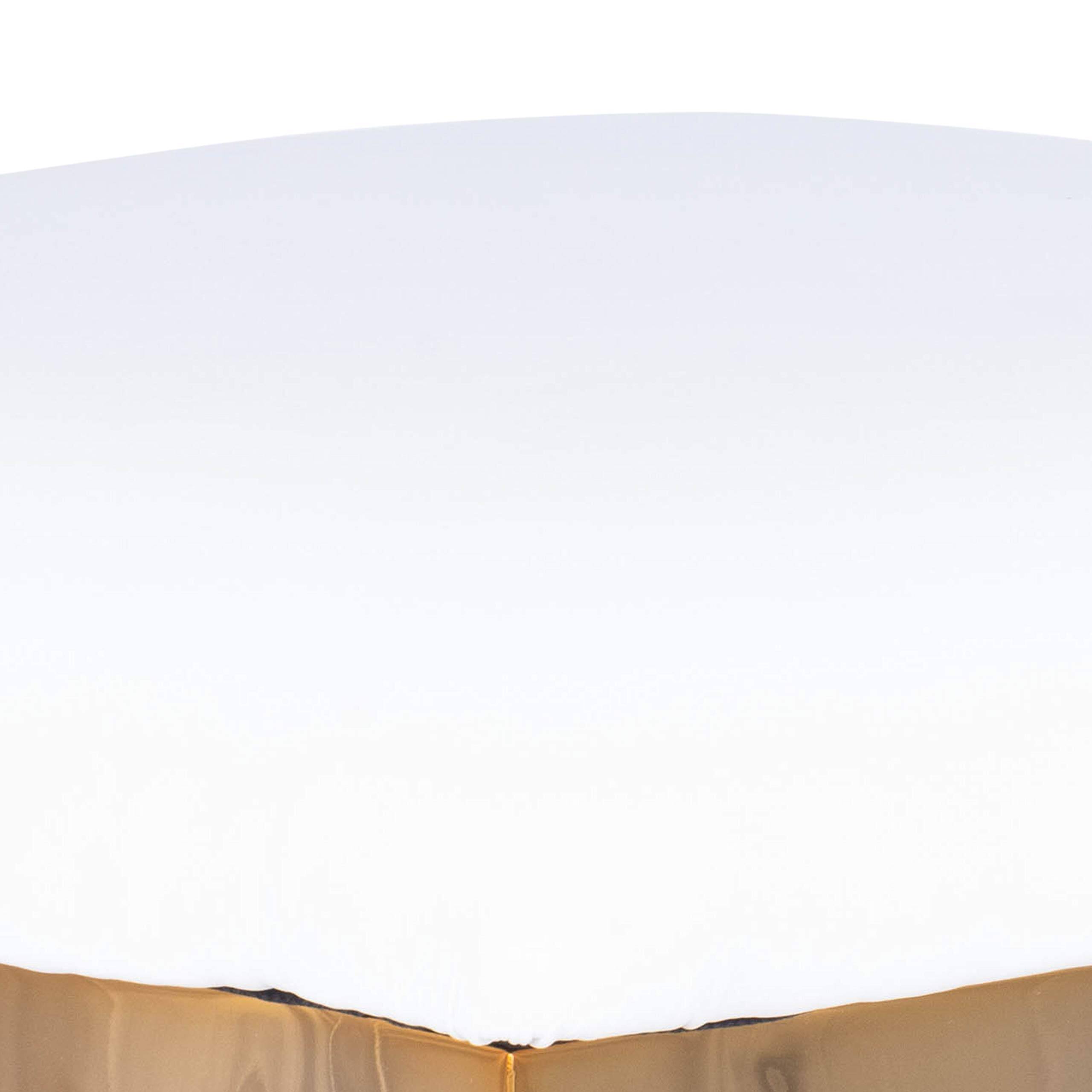 Alt View 3. Butler Specialty - Jordan Acrylic & Polished Brass 24" Counter Stool - White.