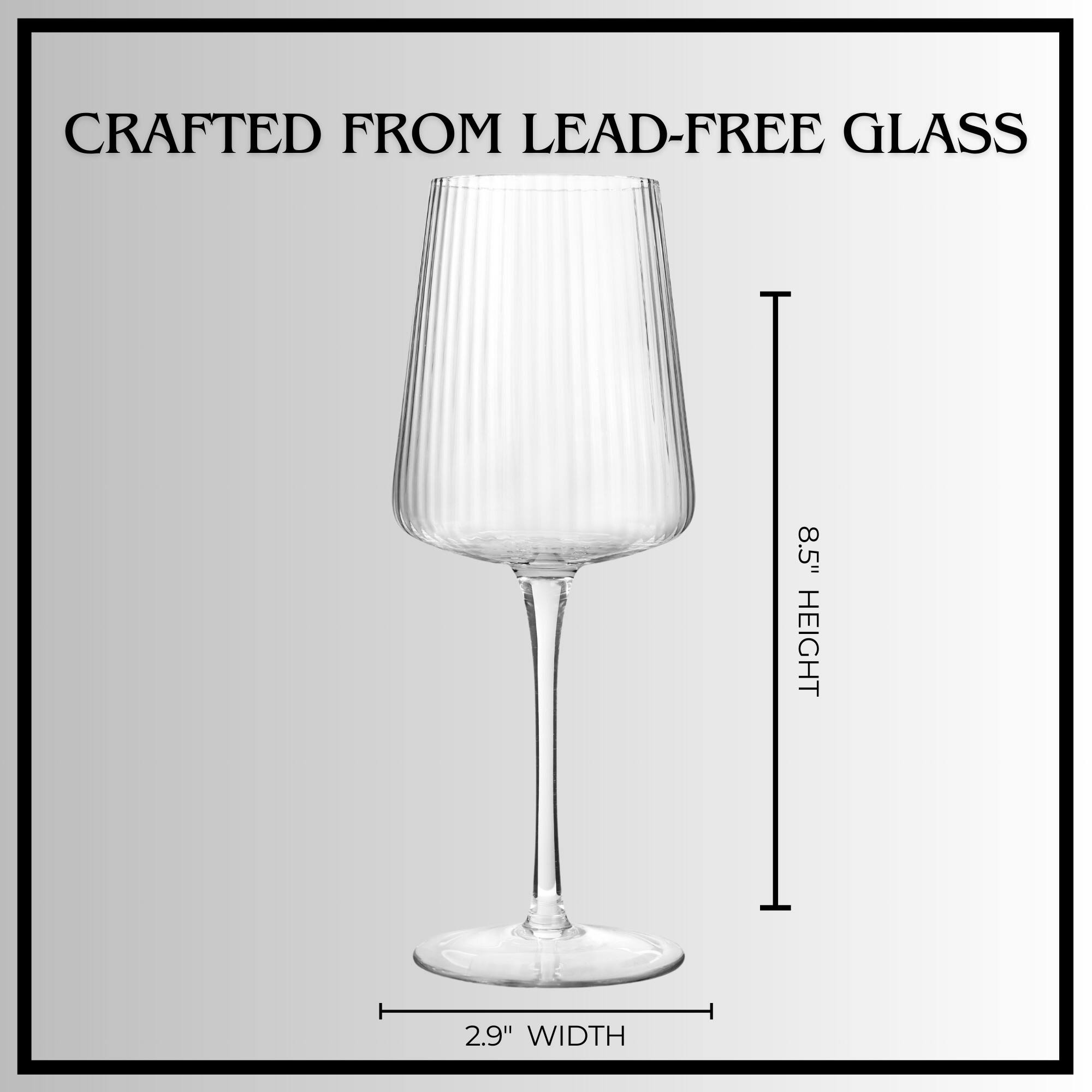 CRAFTED FROM LEAD-FREE GLASS  
8.5" HEIGHT  
2.9" WIDTH