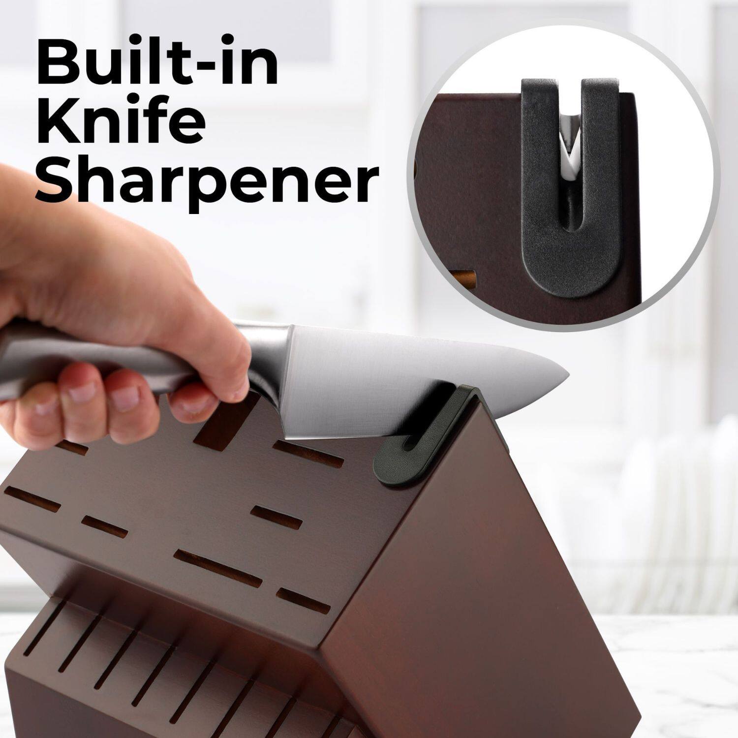 Built-in Knife Sharpener