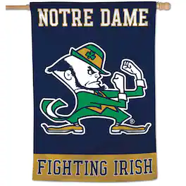 WinCraft - Notre Dame Fighting Irish 28" x 40" Fighting Single-Sided Vertical Banner - Multicolor
