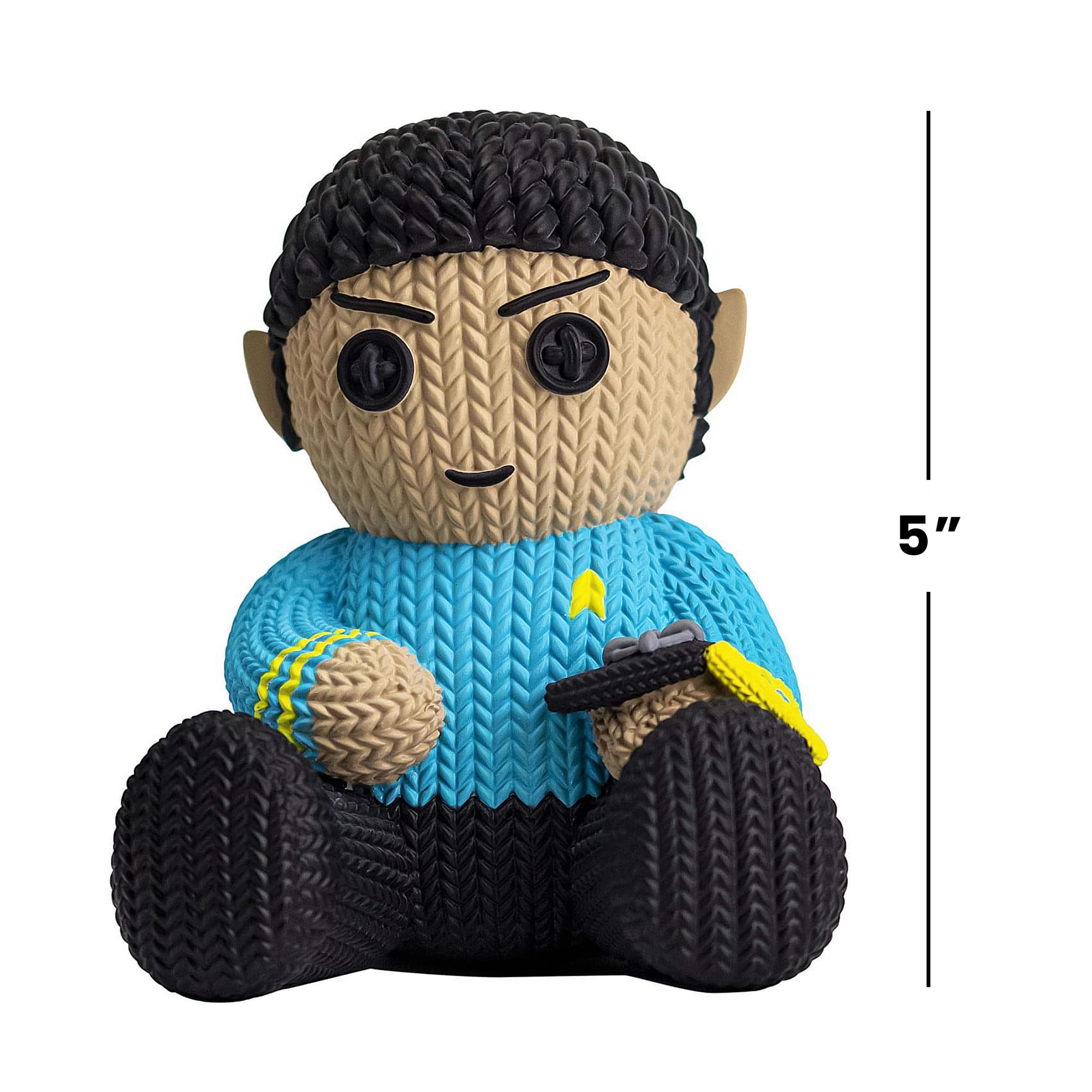 Alt View 3. Crowded Coop - Star Trek Handmade By Robots Vinyl Figure | Spock - Blue.