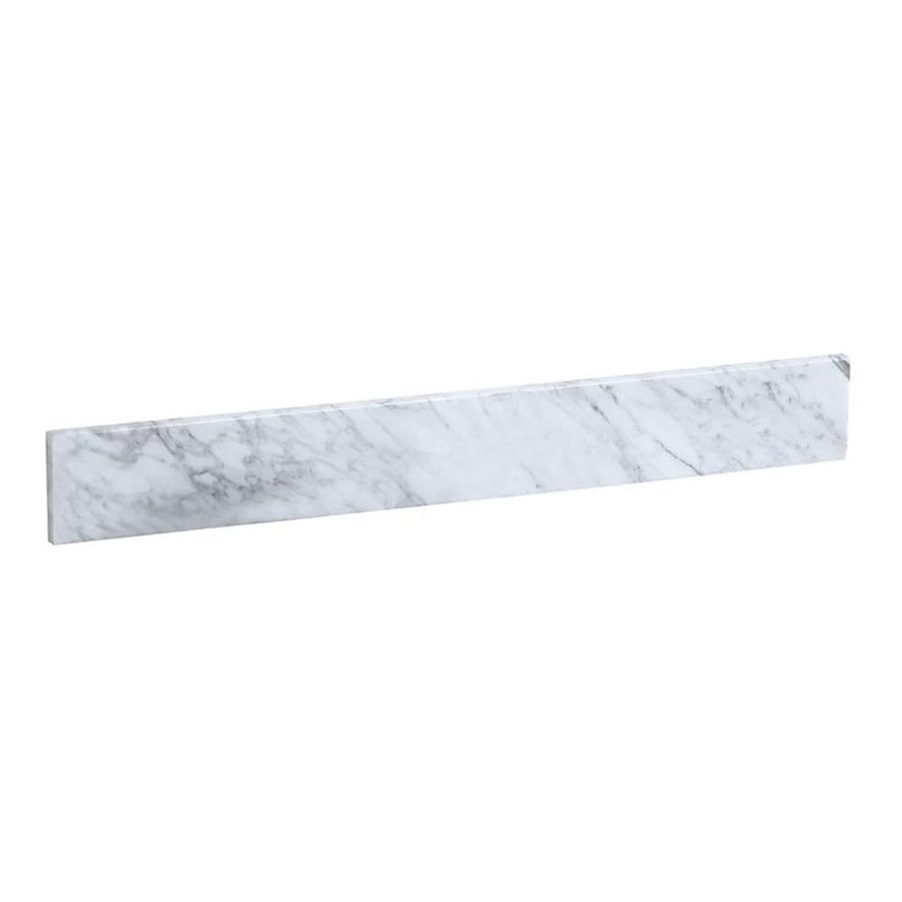 Elegant Kitchen and Bath - 32 inch backsplash in - Carrara White