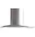 Left. GE Profile - Designer 36" Convertible Range Hood - Stainless Steel.