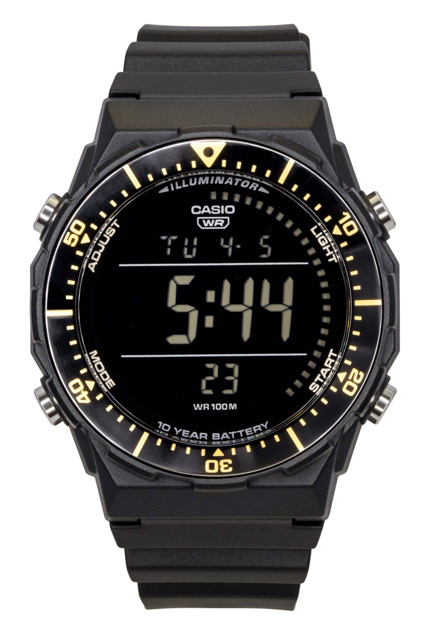 Casio Standard Digital Graph Moon Phase Resin Strap Quartz WS