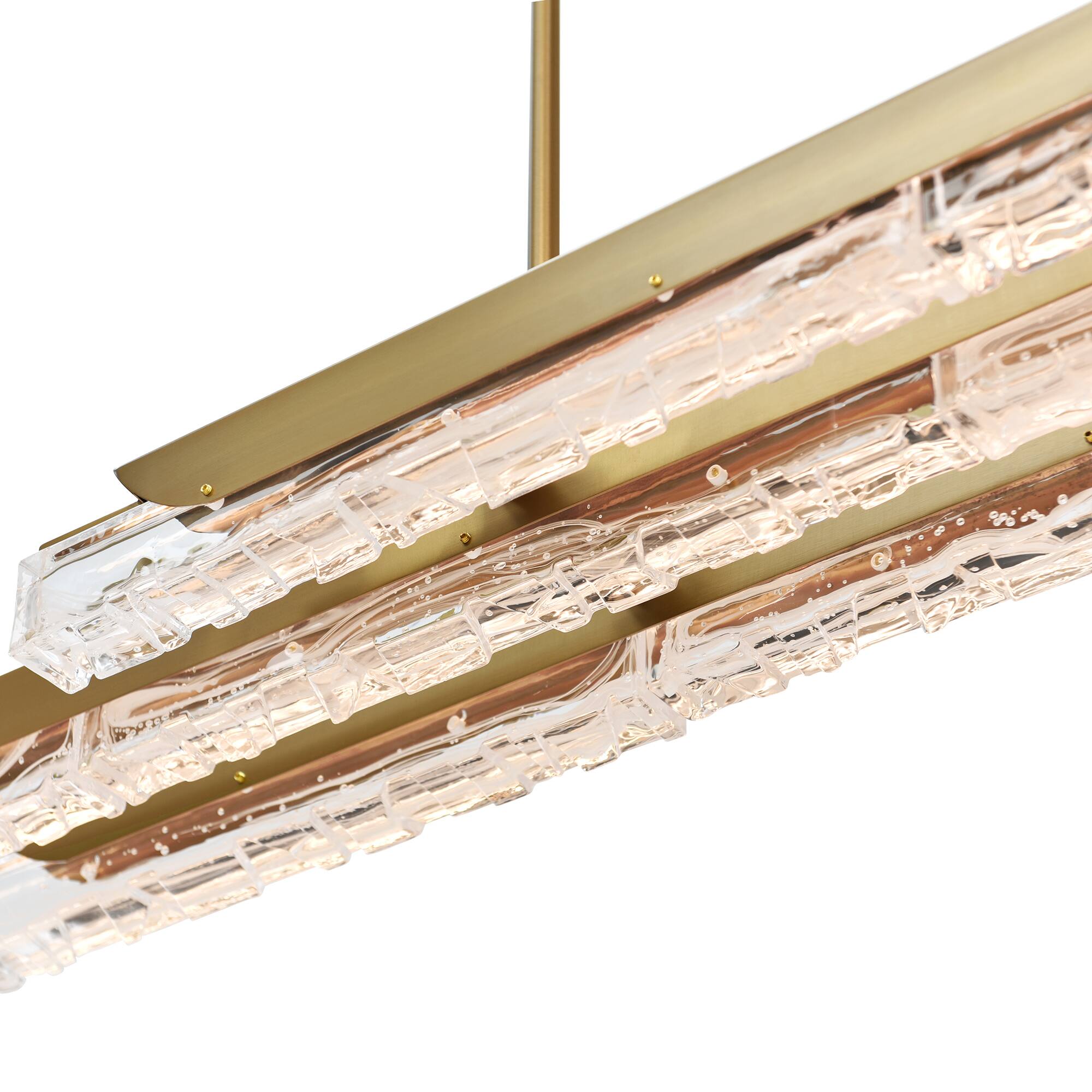Alt View 1. CWI Lighting - Valira Integrated LED Brass Chandelier - Brass.