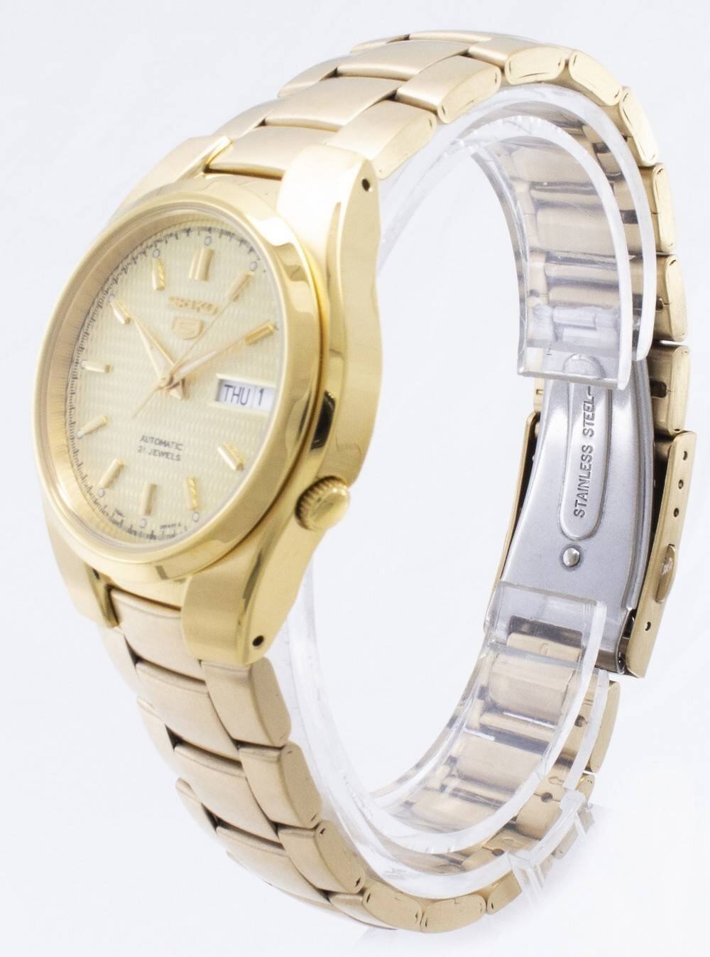 O O I N C Y ra I i THU 1 - AUTOMATIC 21 JEWELS ! C I l O C STEEL STAINLESS