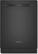 Front Standard. KitchenAid - 24" Tall Tub Built-In Dishwasher - Black.
