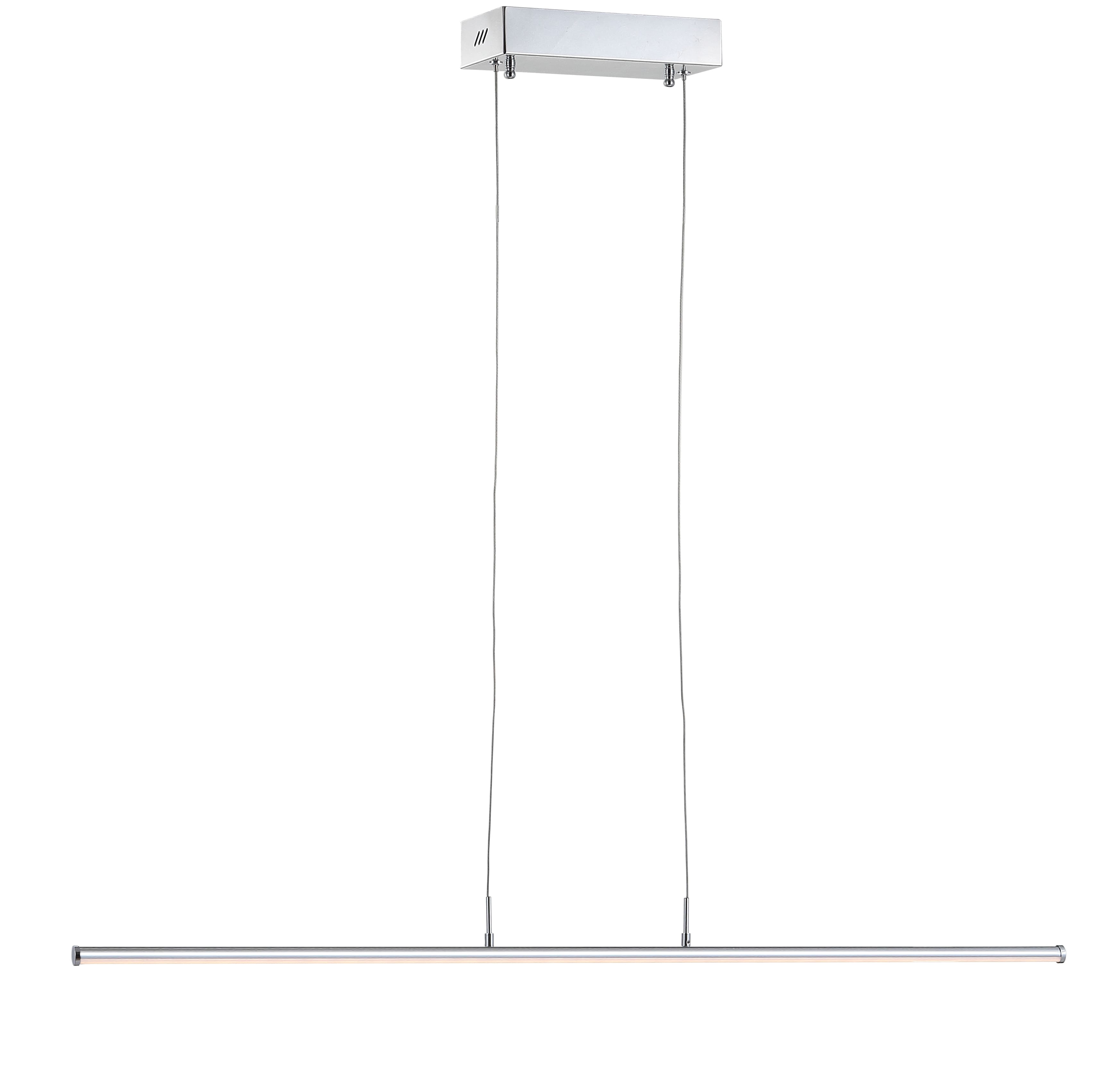 "Jonathan Y - Conley 39.5"" Dimmable Adjustable Integrated LED Metal Linear Pendant - Chrome" price history on PriceWatchPro