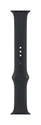Apple - Watch Band - Sport Band (45mm) - Midnight - Extra Large - Black