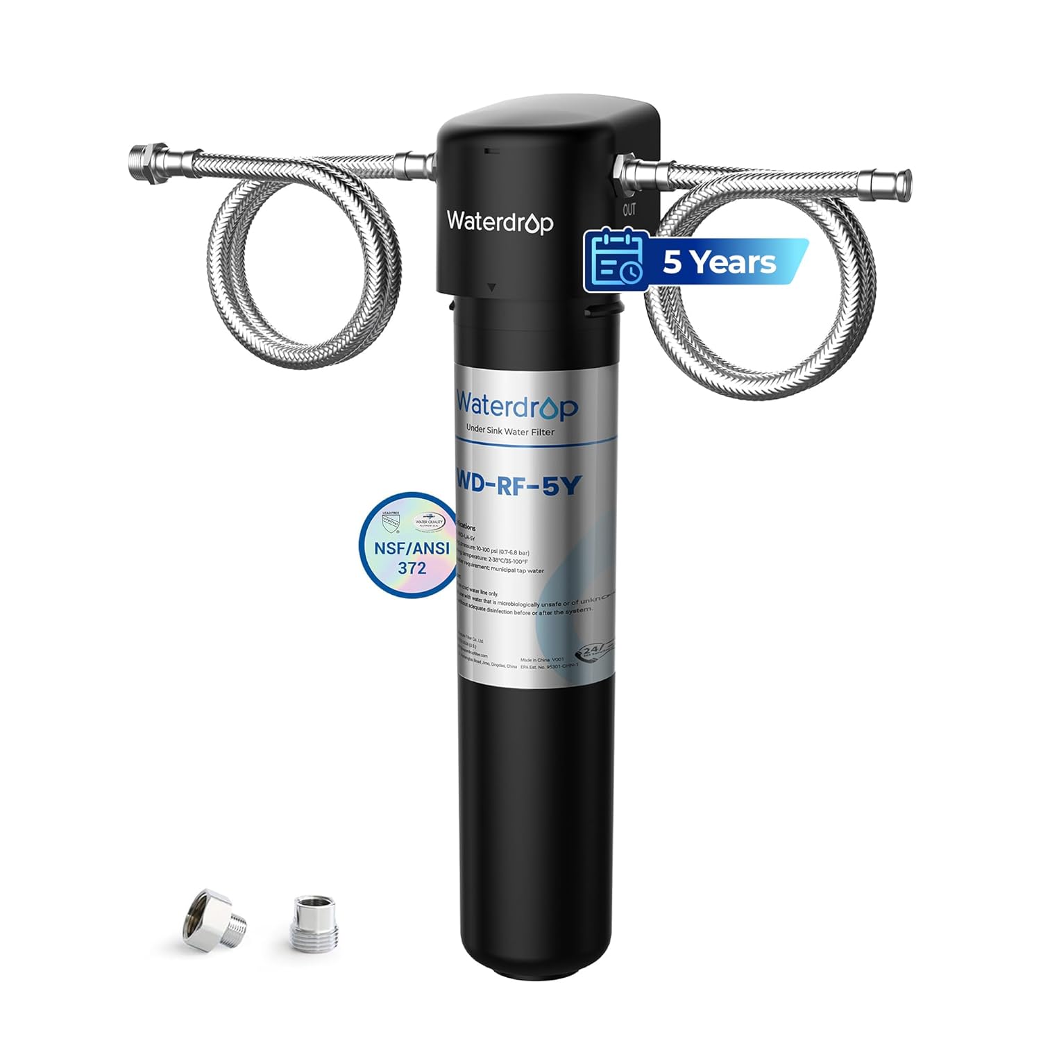 Waterdrop Under Sink Water Filter WD-RF-5Y  
NSF/ANSI 372