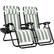 Front. Best Choice Products - Best Choice Products Set of 2 Zero Gravity Lounge Chair Recliners for Patio, Pool w/ Cup Holder Tray - Sage Striped - Sage Striped.