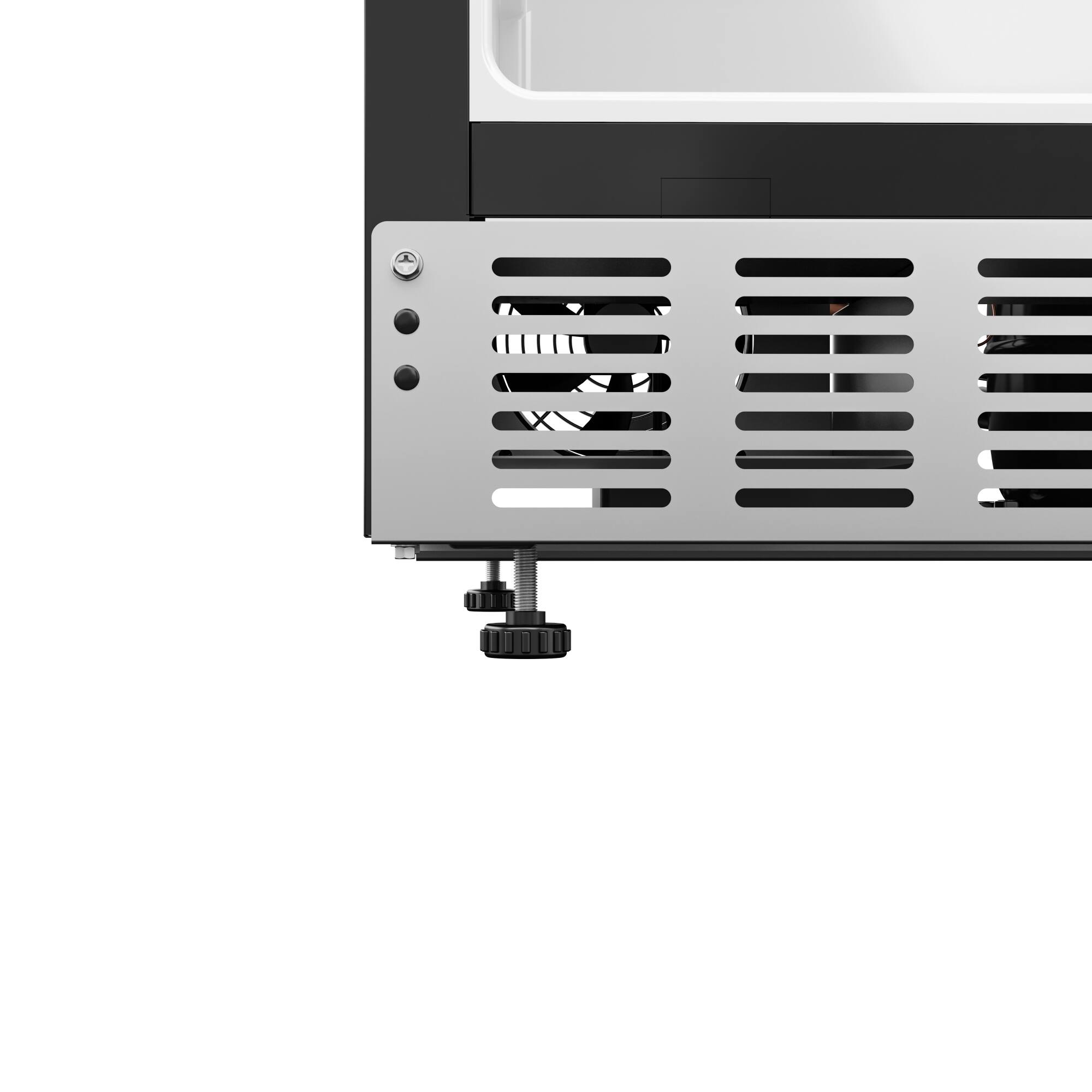 Alt View 4. Koolmore - 23.4 in. Stainless Steel, Solid-Door Built-In Refrigerator and Beverage Cooler, 5 Cu. ft. KM-BIR5C-SS. - Black and Stainless-Steel.