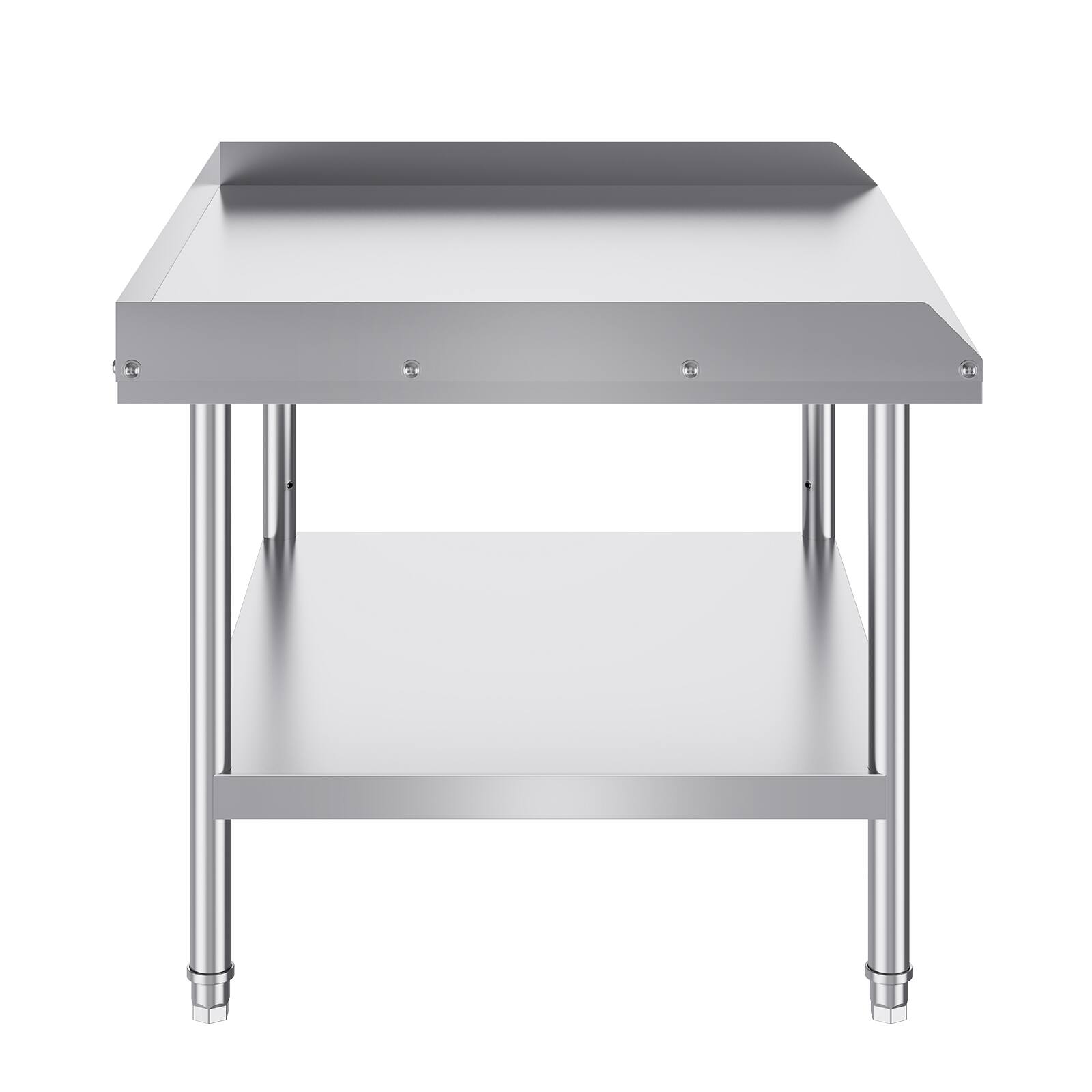 Alt View 5. VEVOR - Stainless Steel Work Table, 30 x 36 x 26 Inch Commercial Food Prep Worktable - Sliver.