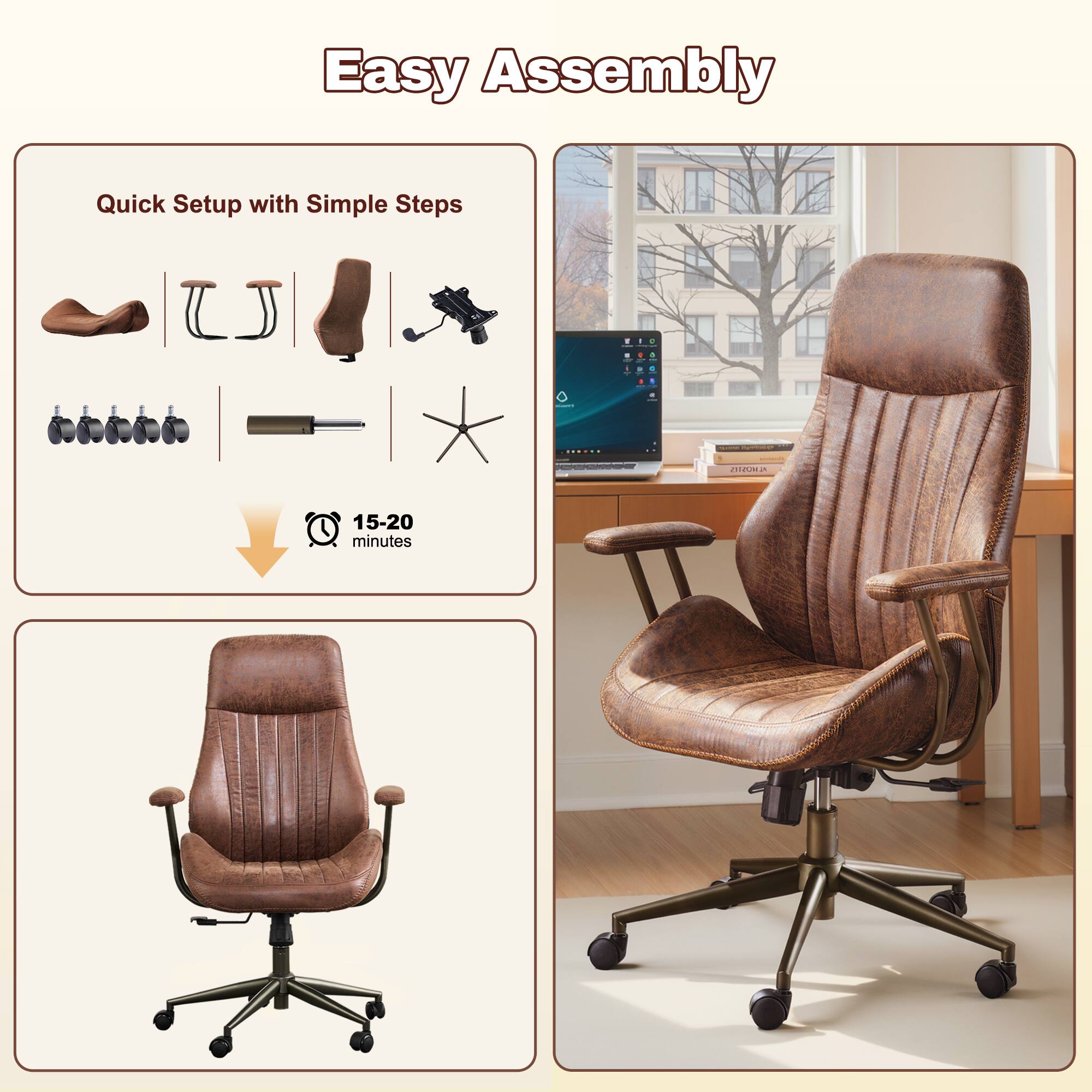 Easy Assembly

Quick Setup with Simple Steps

15-20 minutes