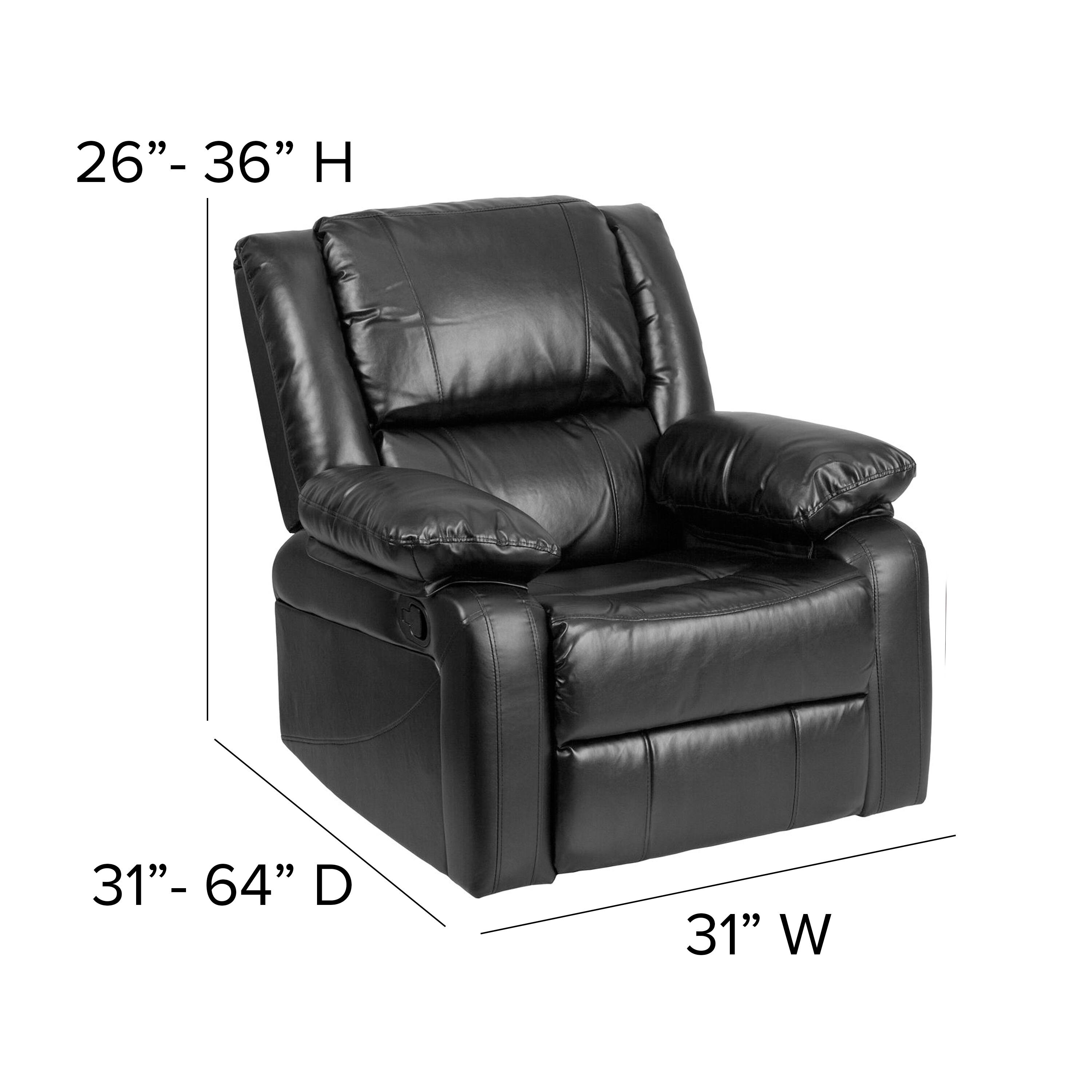 26" - 36" H  
31" - 64" D  
31" W