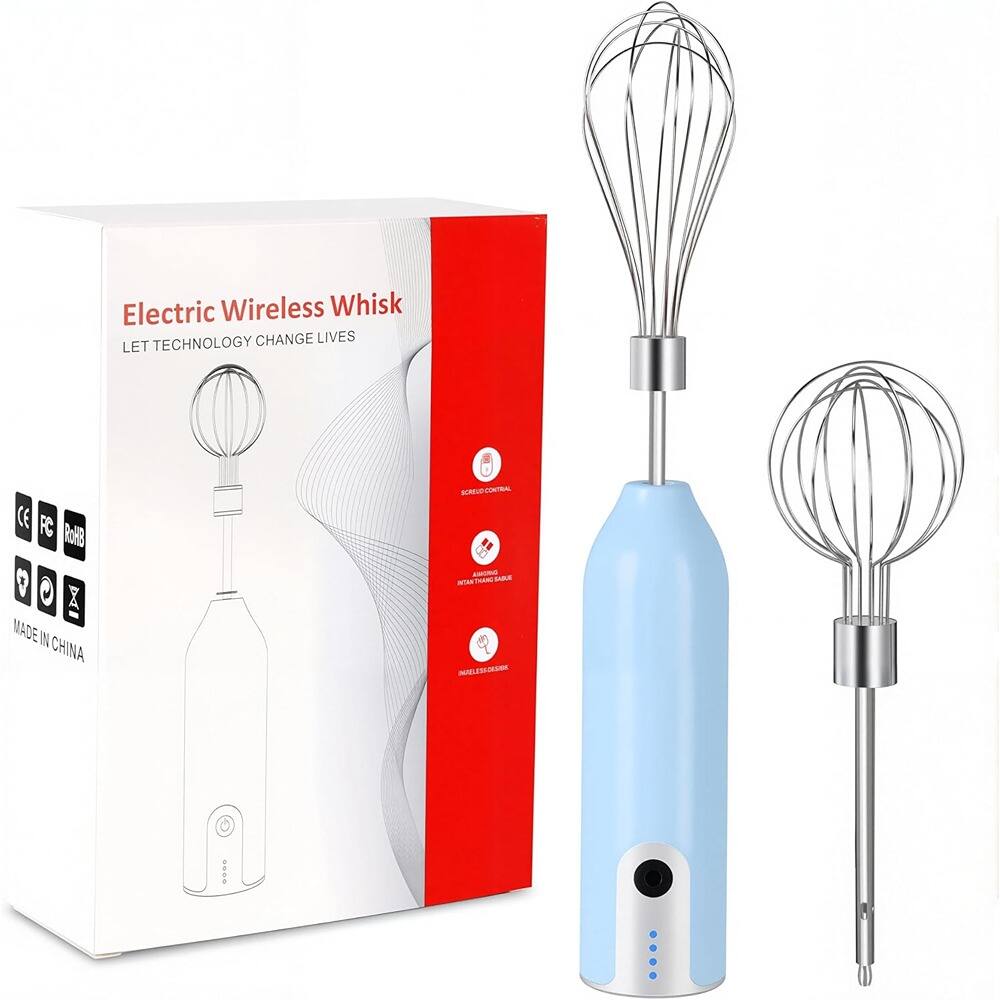 Electric Wireless Whisk  
LET TECHNOLOGY CHANGE LIVES  

MADE IN CHINA  

CE FC RoHS  

SGS CERTIFIED  

AMAZING TECHNOLOGY  
INTO YOUR KITCHEN  

WIRELESS DESIGN