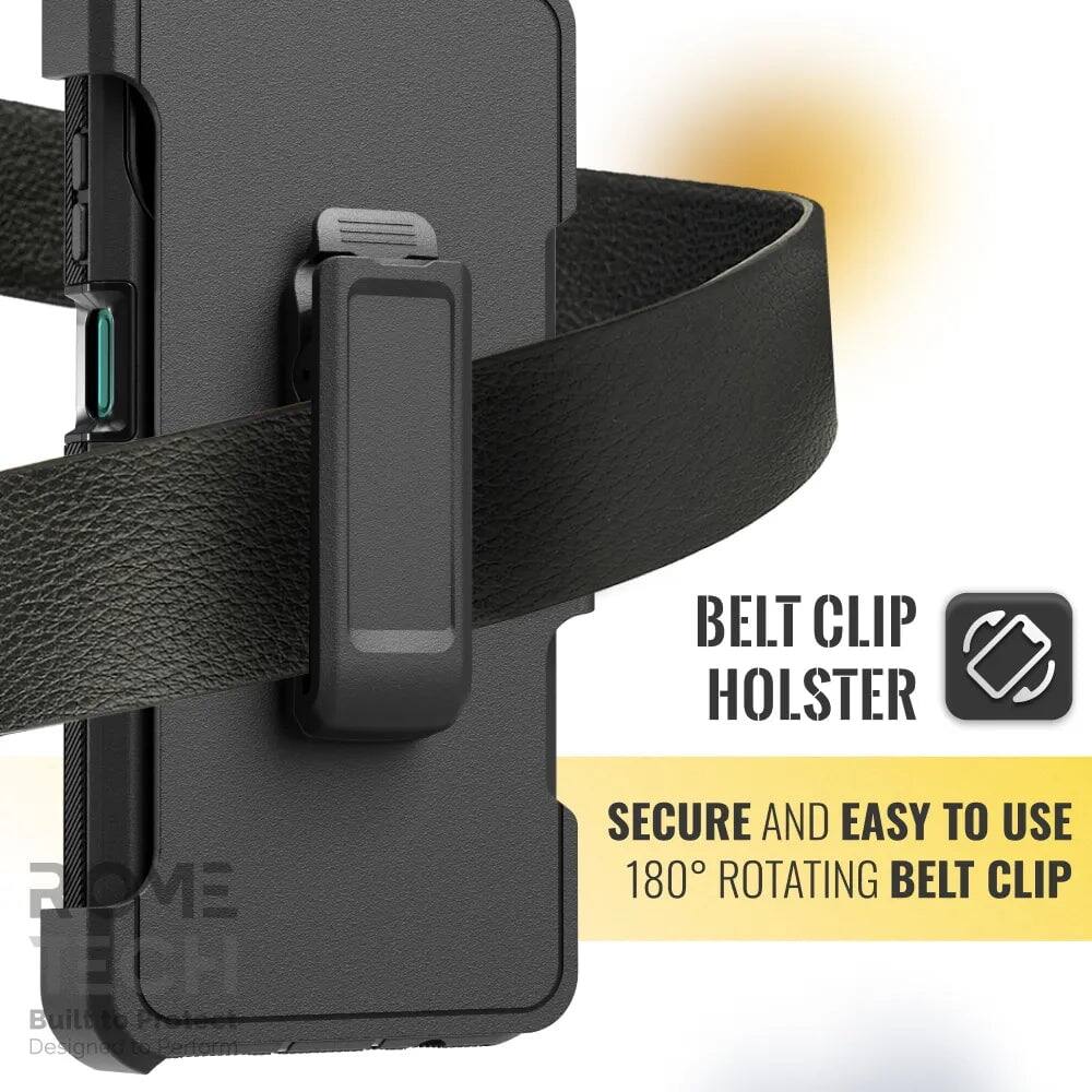 BELT CLIP HOLSTER  
ROME  
Built to Perform  
SECURE AND EASY TO USE  
180° ROTATING BELT CLIP
