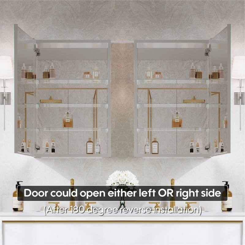 Door could open either left OR right side (After 180 degree reverse installation)