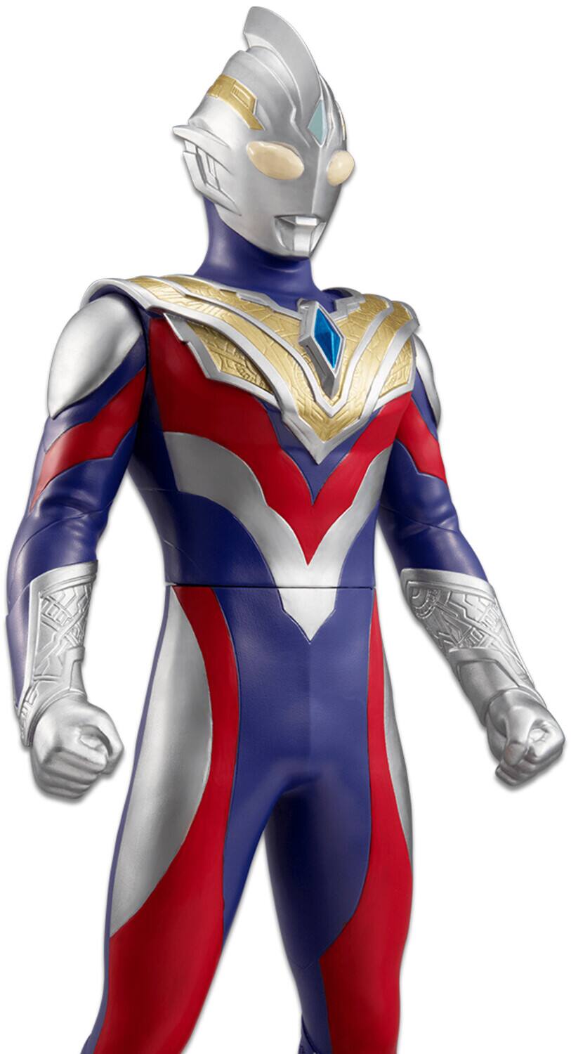 Alt View 2. PopMarket - BanPresto - Ultraman Trigger - Mulititype Soft Vinyl Statue   - Collectibles - Multicolor.