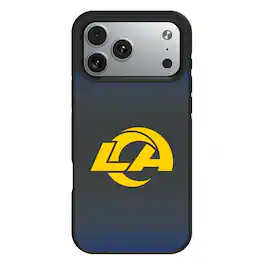 Keyscaper - NFL - Los Angeles Rams Bump Case with 8.2ft Drop Protection - 16 - Black