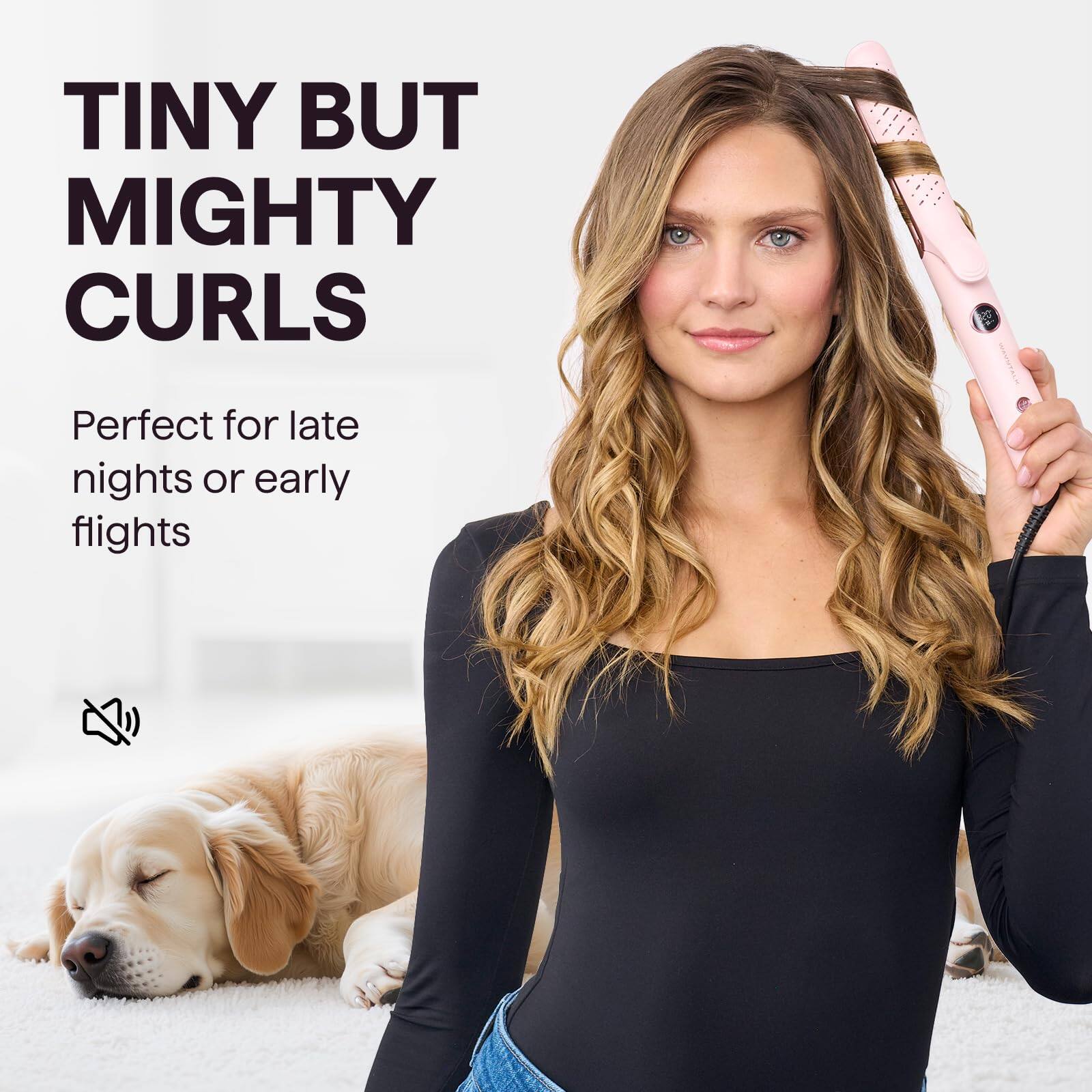 TINY BUT MIGHTY CURLS

Perfect for late nights or early flights