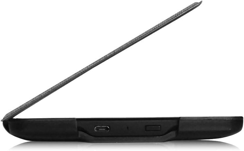 Alt View 2. Fintie - Slimshell Case for 6" Kindle Paperwhite 2012-2017 (Model No. EY21 & DP75SDI) Lightweight PU Leather Hard Shell Cover - Denim Charcoal.