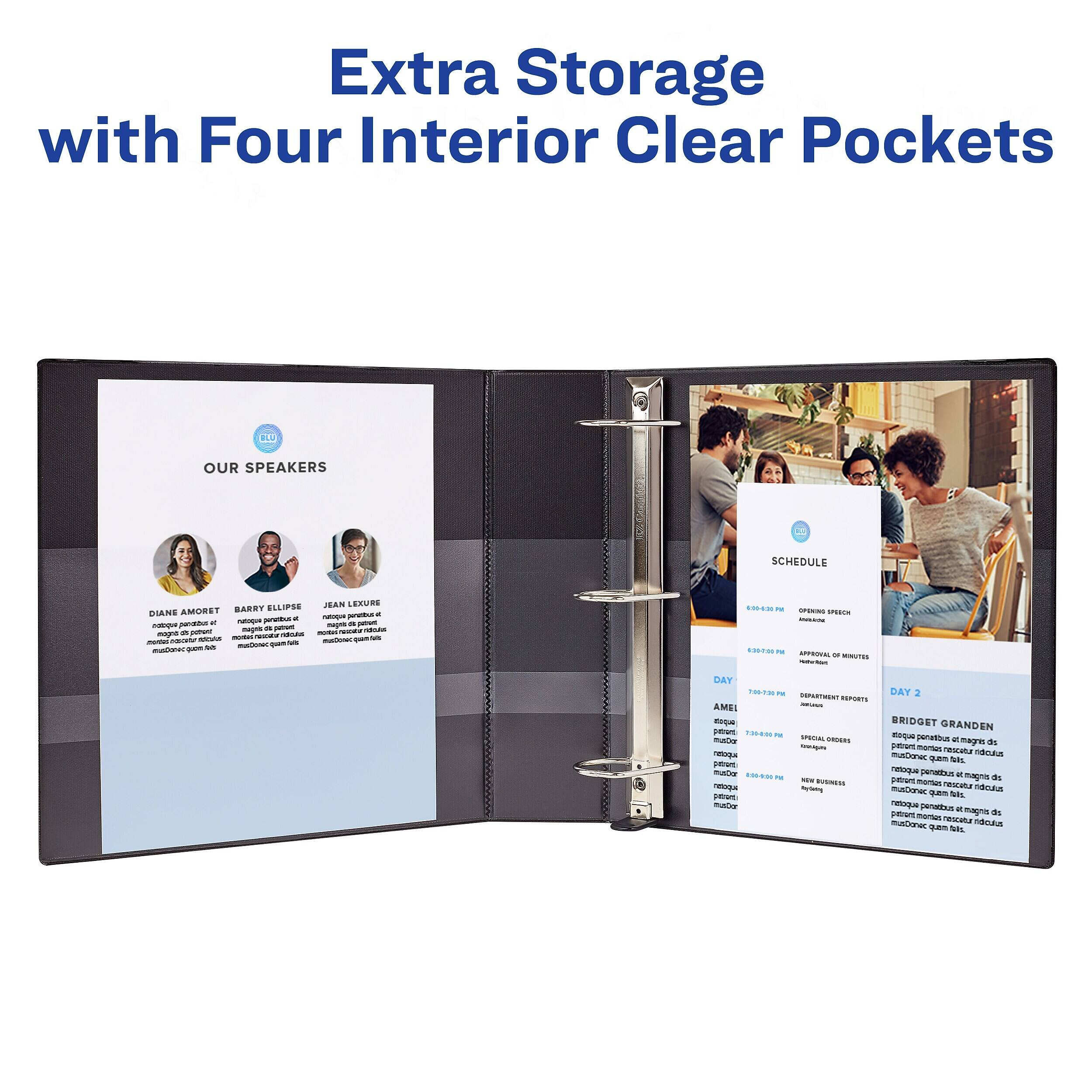 Extra Storage with Four Interior Clear Pockets

BLU

OUR SPEAKERS
DIANE AMORET
BARRY ELLIPSE
JEAN LEXURE

SCHEDULE
6:00-6:30 PM OPENING SPEECH MINILUCIA
9:30-7:00 APPROVAL OF MINUTES

DAY 1
7:56-2:30 AMEL
7:31-8:55 100m
8:00-0:0

DEPARTMENT DAY 2 REPORTS 2016
BRIDGET GRANDEN SPECIAL GROUPS