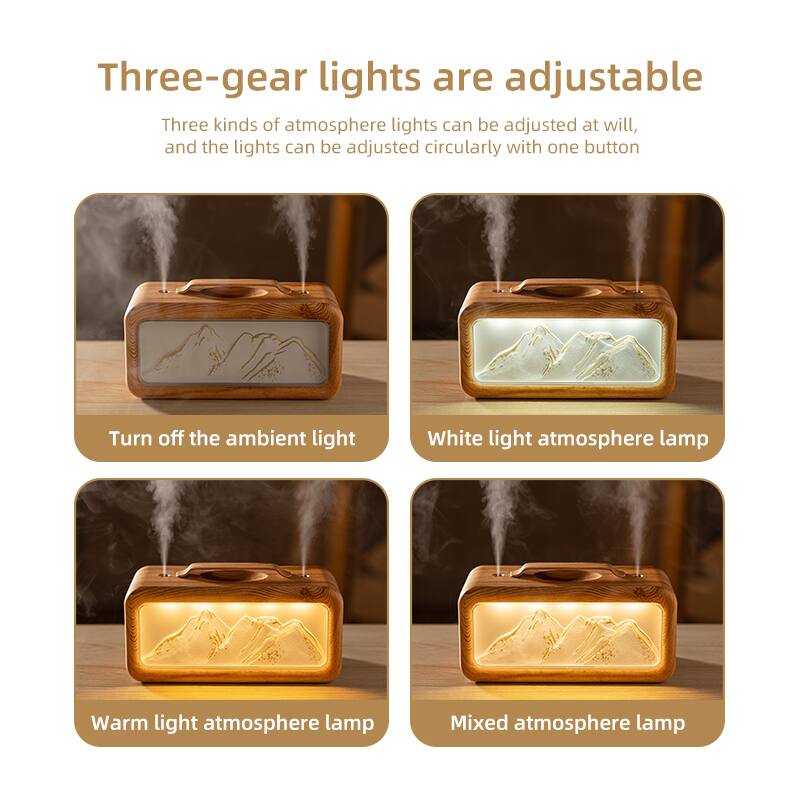 Three-gear lights are adjustable

Three kinds of atmosphere lights can be adjusted at will, and the lights can be adjusted circularly with one button

- Turn off the ambient light
- White light atmosphere lamp
- Warm light atmosphere lamp
- Mixed atmosphere lamp