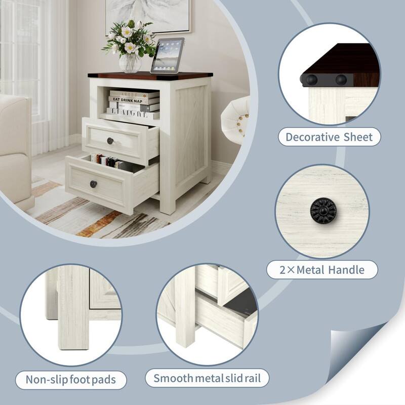 RDC DF EAT DRINK NAP CFAGRE Decorative Sheet  
2 x Metal Handle  
Non-slip foot pads  
Smooth metal slid rail