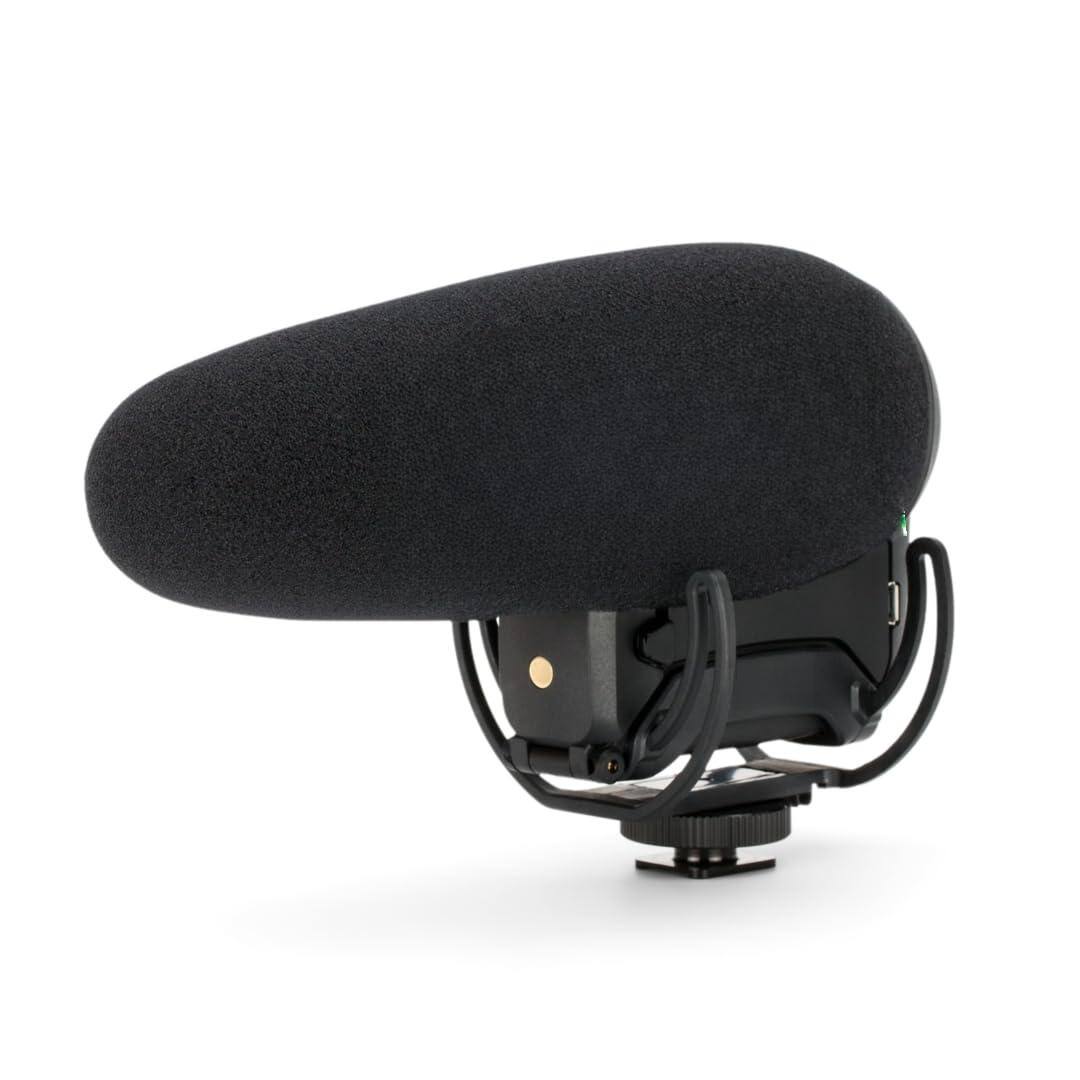 Front. METALTON - Videomic Pro On camera Microphone With High pass Filter High frequency Boost Pad Safety For Filmmaking - Default.