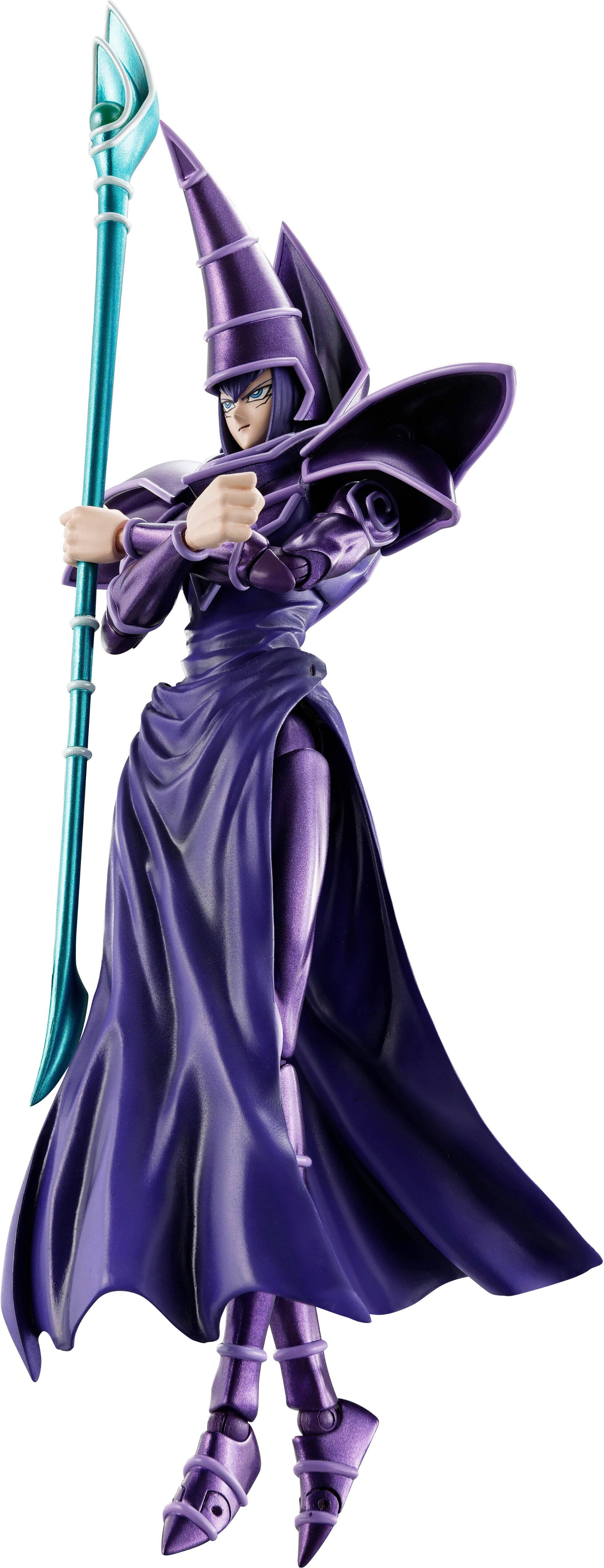 Alt View 5. Bandai - Dark Magician - Yu-Gi-Oh! - Tamashii Nations S.H.MonsterArts 7.3" Figure.