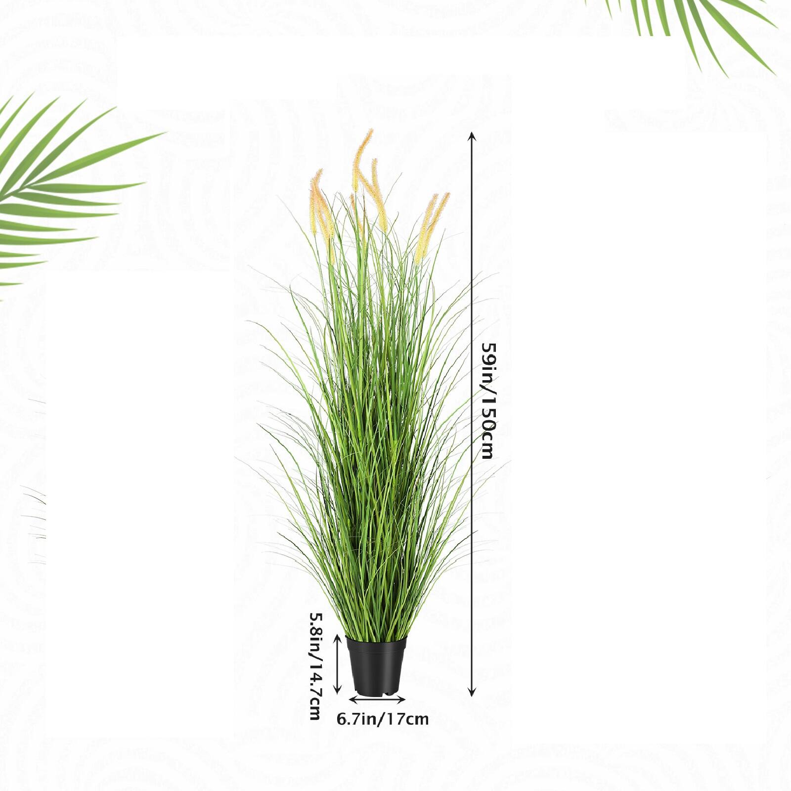 5.8in/14.7cm  
6.7in/17cm  
59in/150cm