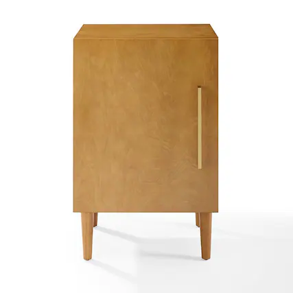 Front. Crosley Furniture - Everett Medium Record Player Cabinet With Vinyl Storage - Black.