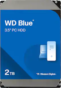WD - Blue 2TB PC Internal Hard Drive for Desktops