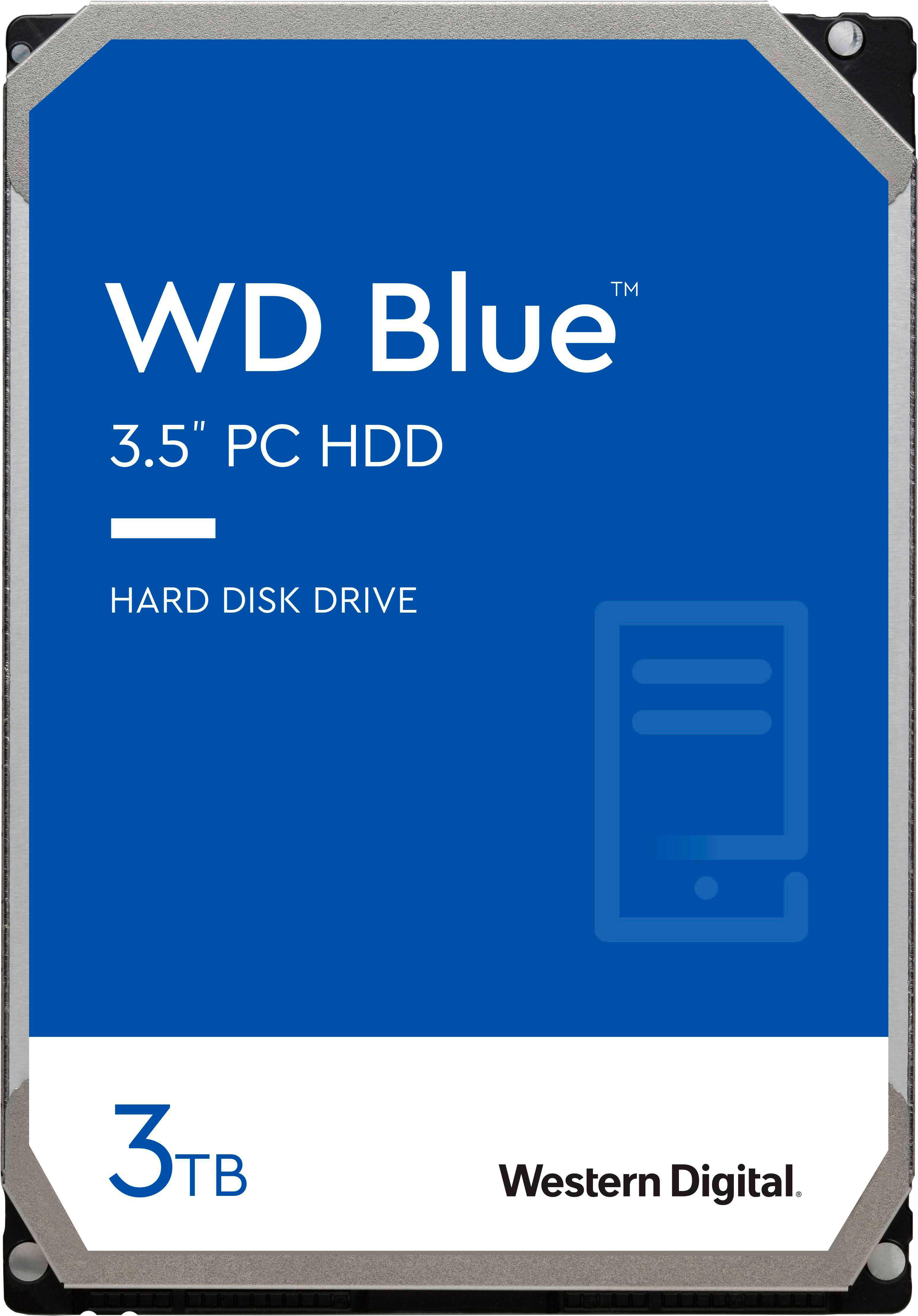 WD Blue 3TB Internal SATA Hard Drive for Desktops