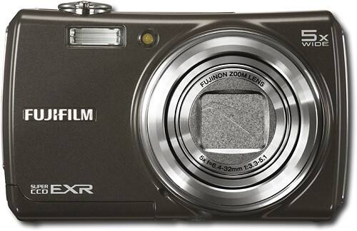 Best Buy: FUJIFILM FinePix 12.0-Megapixel Digital Camera Black F200EXR