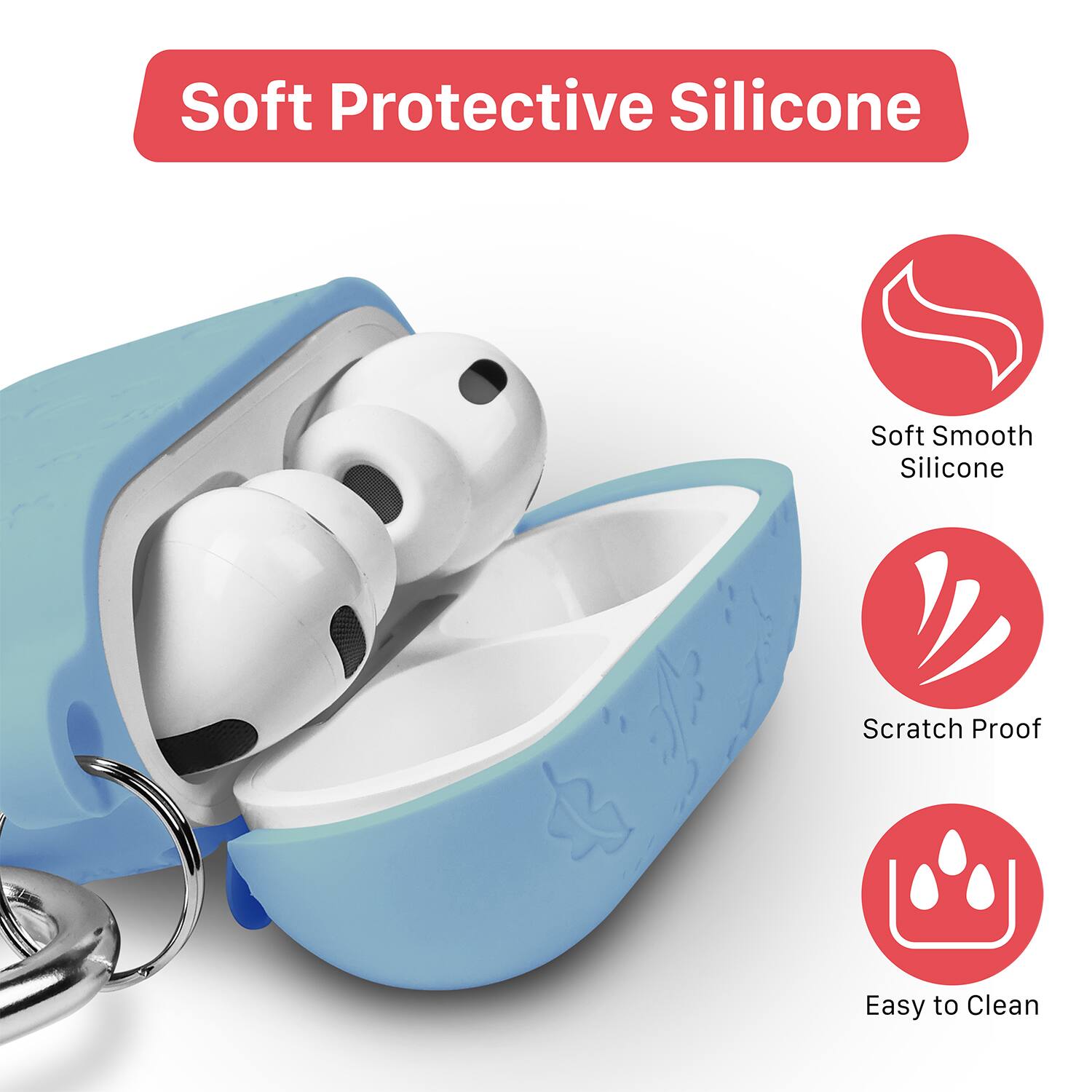 Soft Protective Silicone

- Soft Smooth Silicone
- Scratch Proof
- Easy to Clean