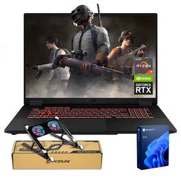 ASUS - TUF A18 18" WQXGA Gaming Laptop - AMD Ryzen 7 260 with 32GB RAM - 1TB SSD - NVIDIA GeForce RTX 5070 - PCO Laptop Cooler - Gray
